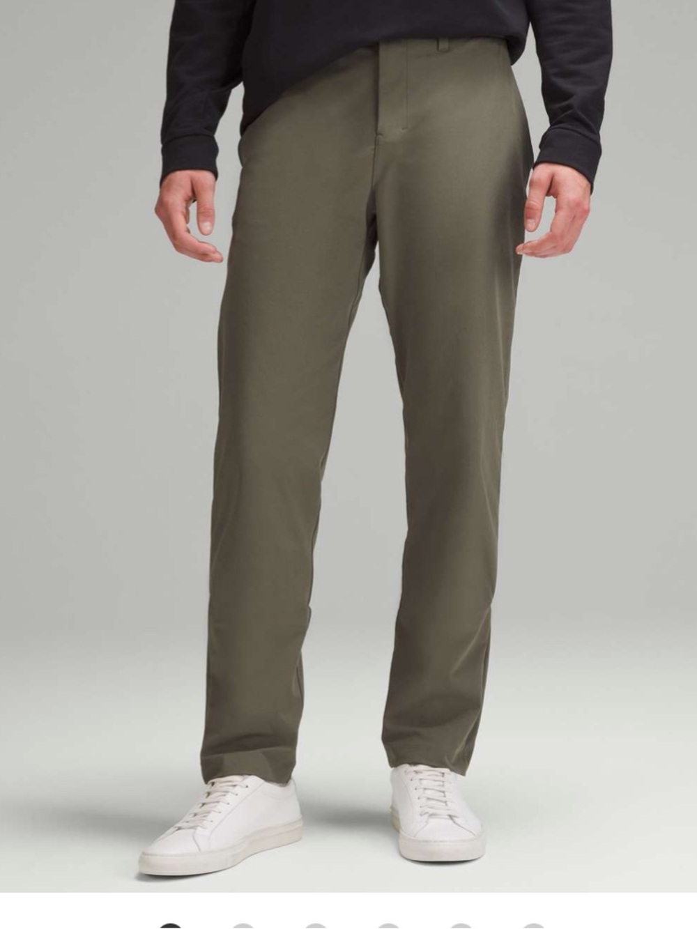 Lululemon ABC Classic-Fit Trouser 32" Warpstreme
Army Green 34x32”